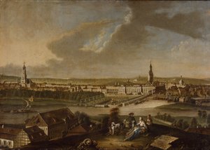 Udsigt over Potsdam fra Brauhausberg, 1772